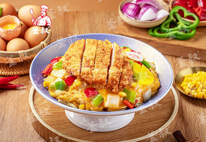 经典猪排滑蛋饭